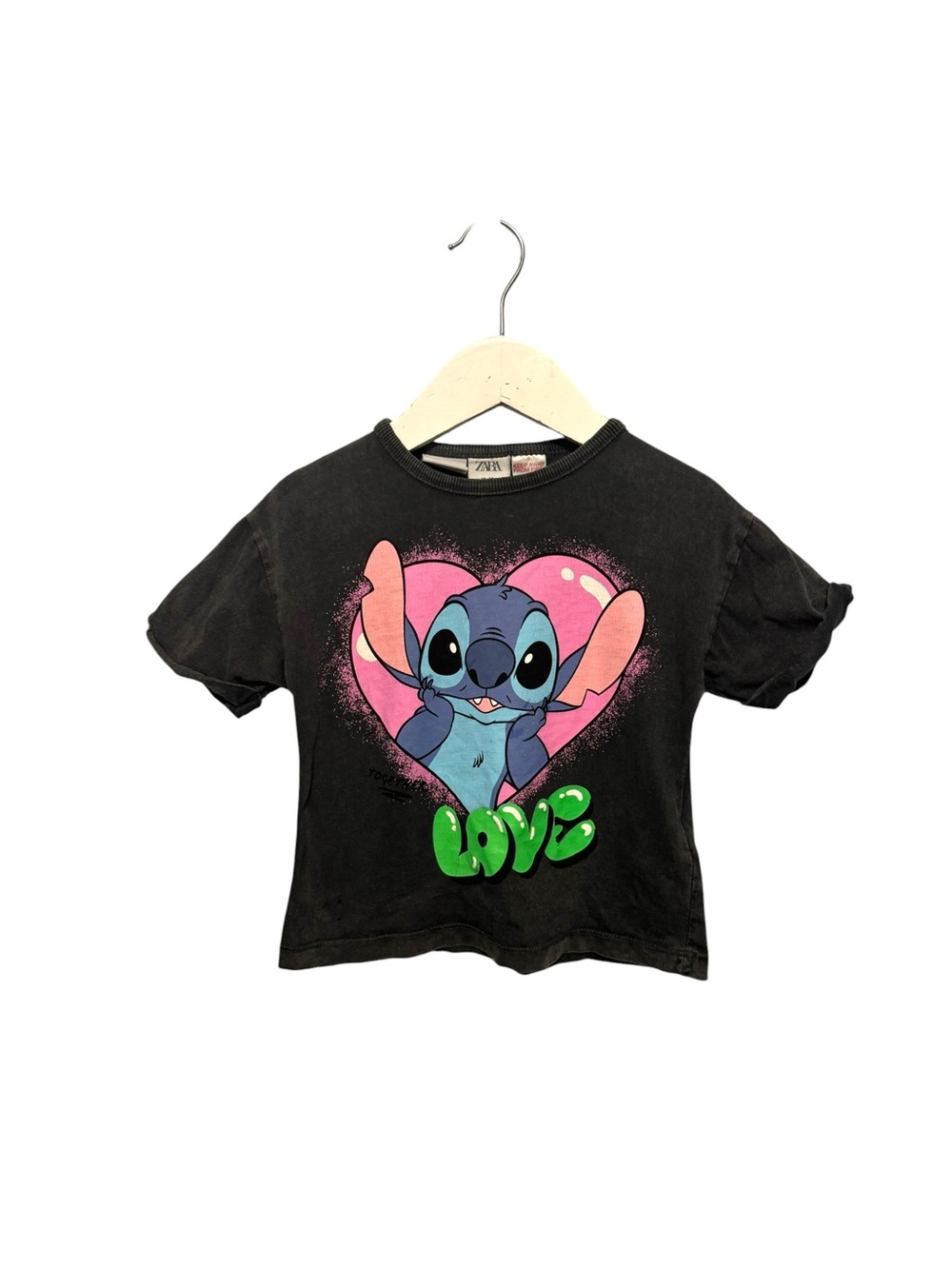 ⭐️ 5/$30 Zara Kids Disney Stitch T-Shirt size 18-24M